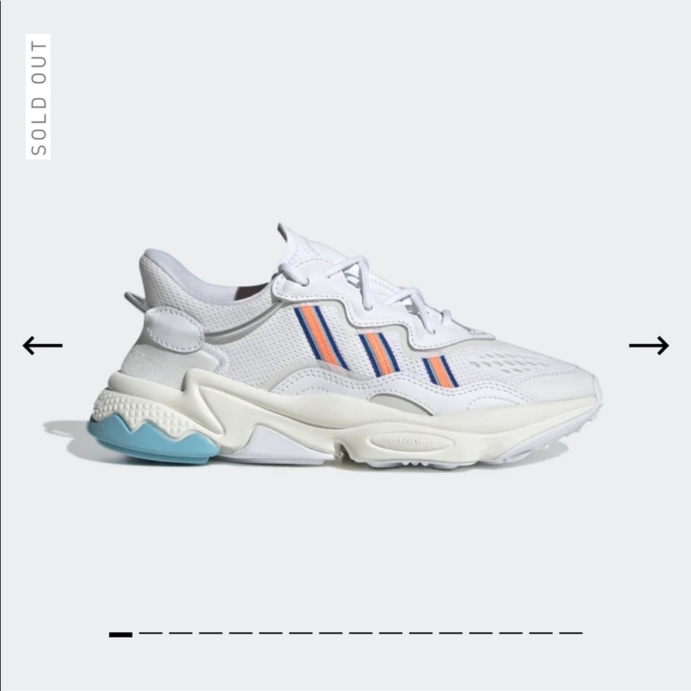 NWT Ozweego 'White Signal Coral'